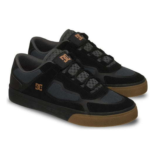 DC Shoe Co Metric VC Skate Shoes Black Gold