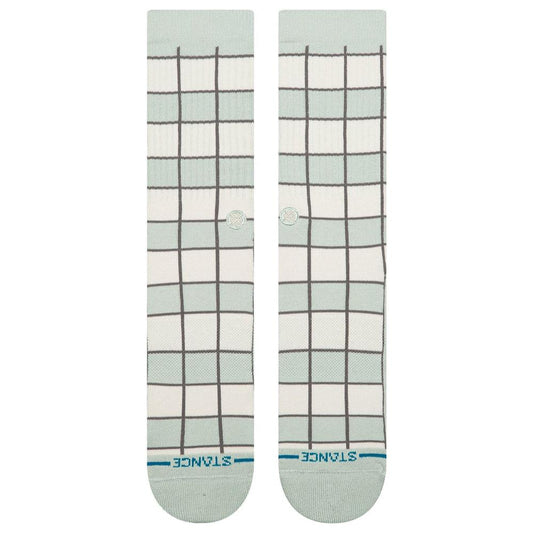 Stance Socks Kitchen Tile Crew Light Blue UK 7-11