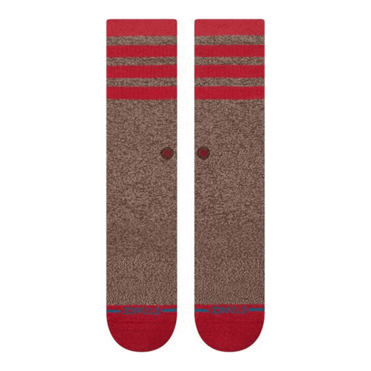 Stance Sock Monkey Crew Socks Brown Large Uk7-11