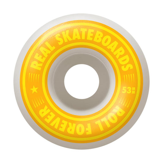 Real Foil Mosaic Series Factory Complete Skateboard Yellow 8"