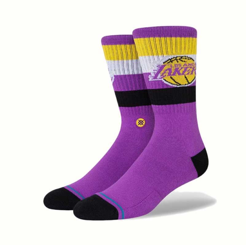 Stance Socks Lakers St Crew Purple Large