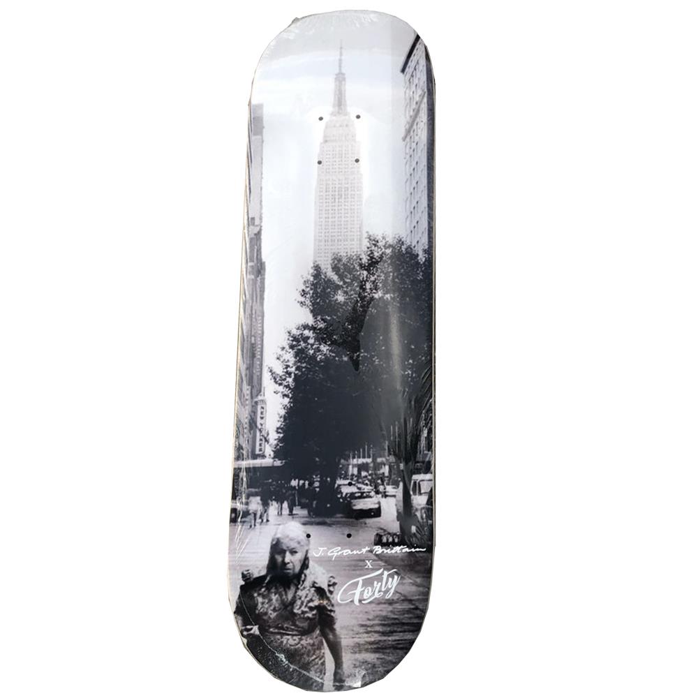 Forty Skateboard Co x J Grant Brittain Collab Skateboard Deck 8.25"