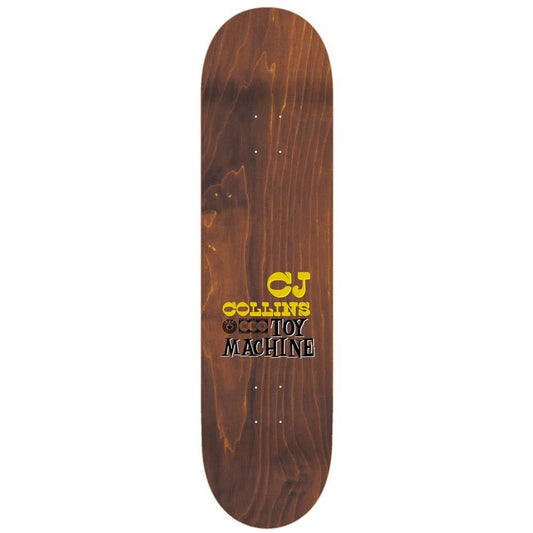 Toy Machine Skateboard Deck Collins Mind Control 7.75"