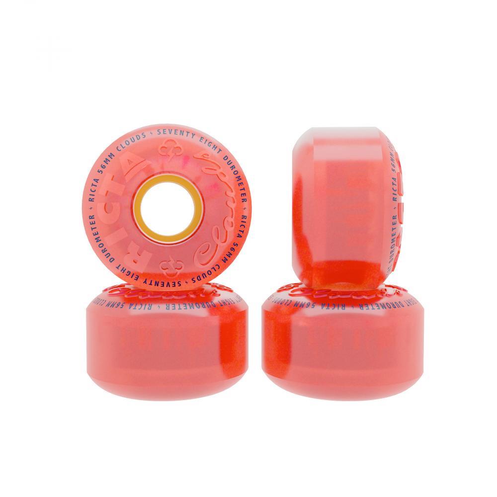 Ricta Skateboard Wheels Clouds 78a Pink Citrus 56mm