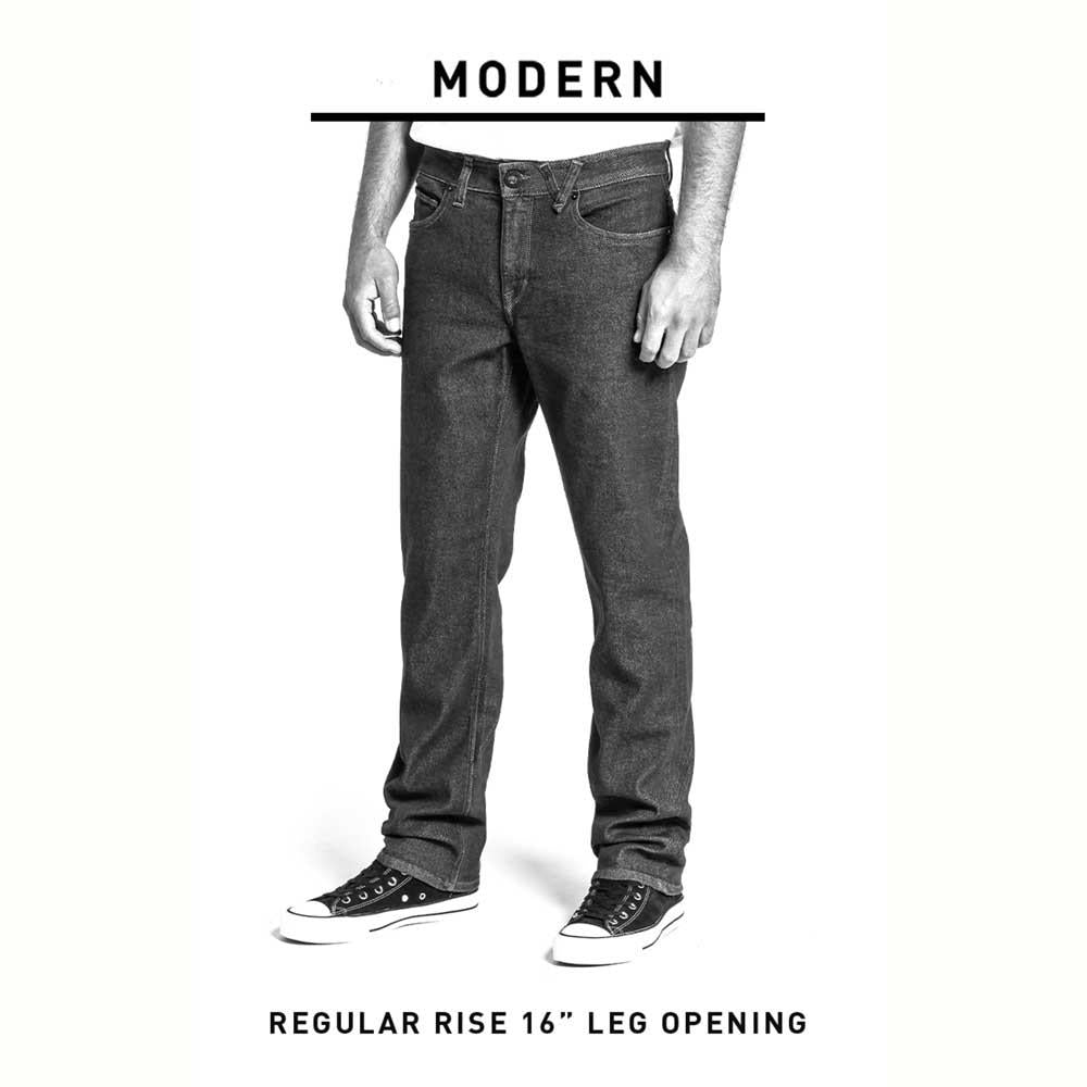 Volcom Solver Denim Jeans Black Out Summer 25