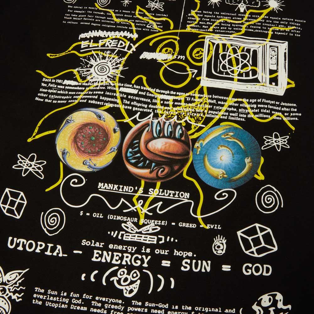 HUF x Kenny Scharf Philosophy T-Shirt Black