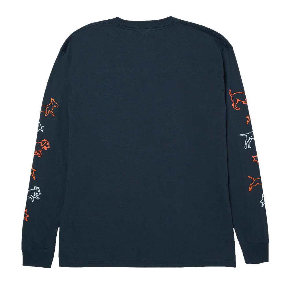 HUF Fetch Long Sleeve T-Shirt Navy