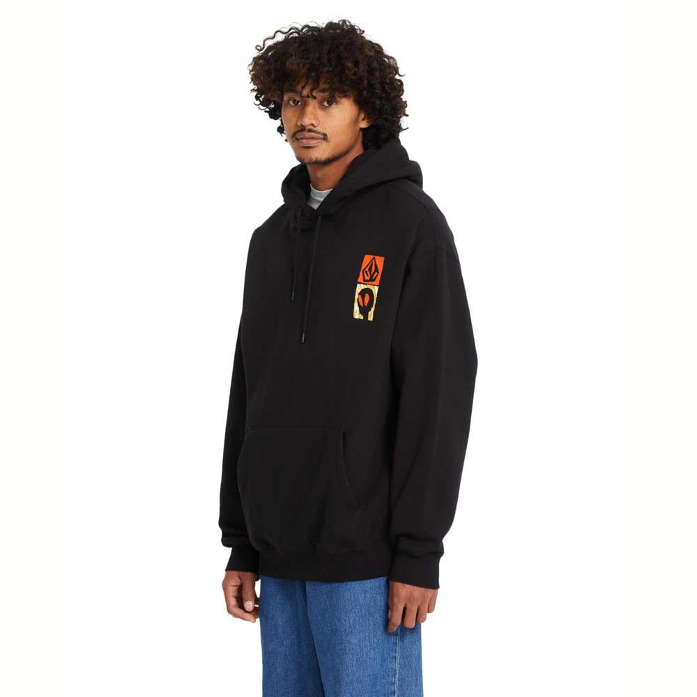 Volcom GonyVaders Pullover Hooded Sweatshirt Black
