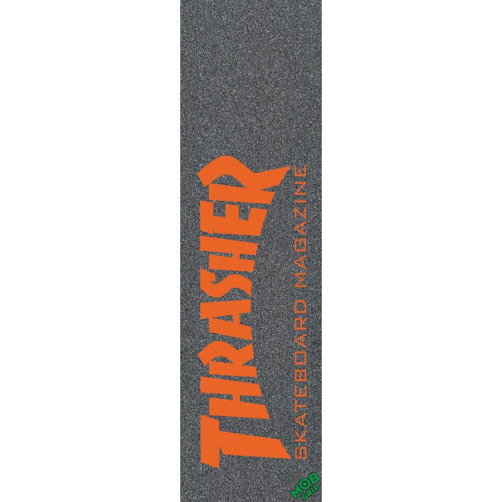 MOB Skateboard Griptape Thrasher Orange Multi 9"