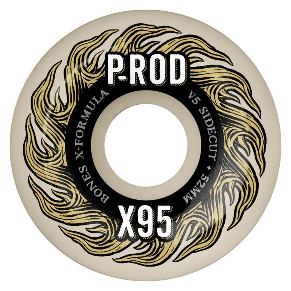 BONES X-Formula P-Rod Pro V5 Sidecut Skateboard Wheels 52mm 95A