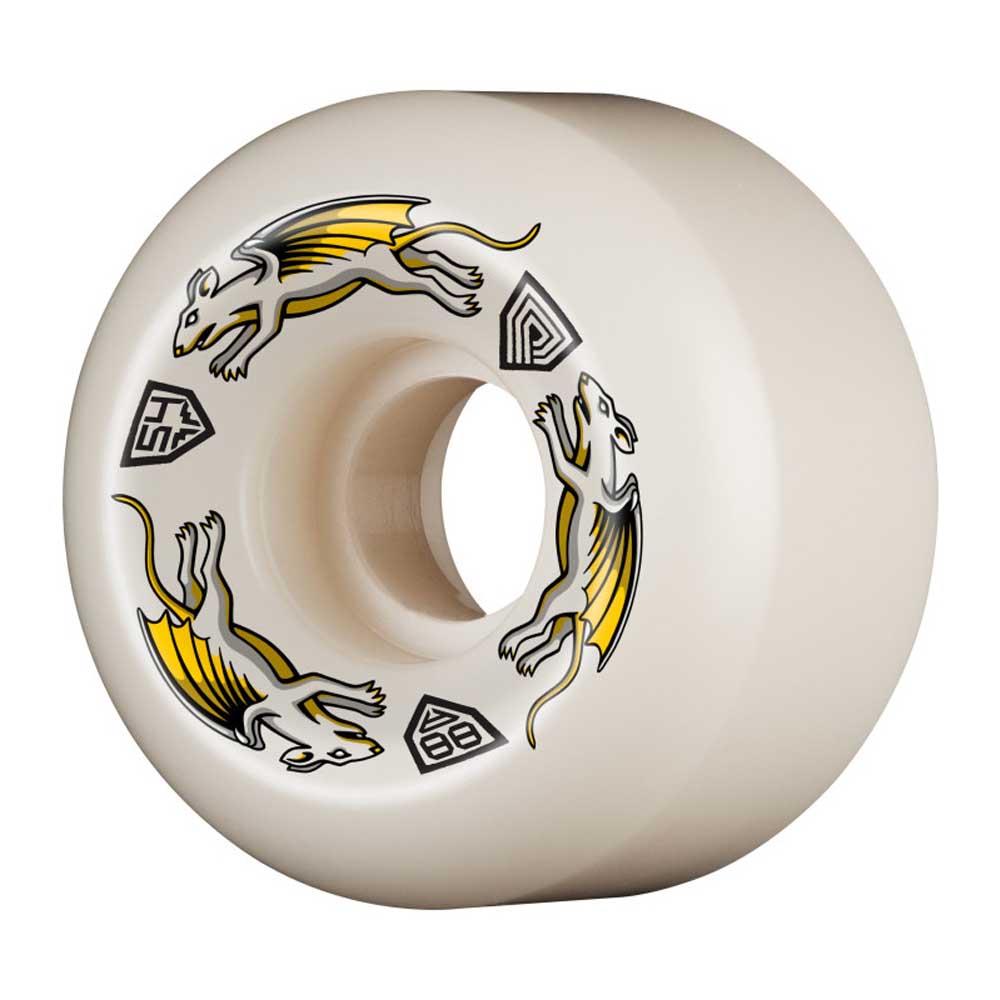 Powell-Peralta™ Dragon Formula Nano Rat Off White V6 Skateboard Wheels 54mm x 34mm 88A