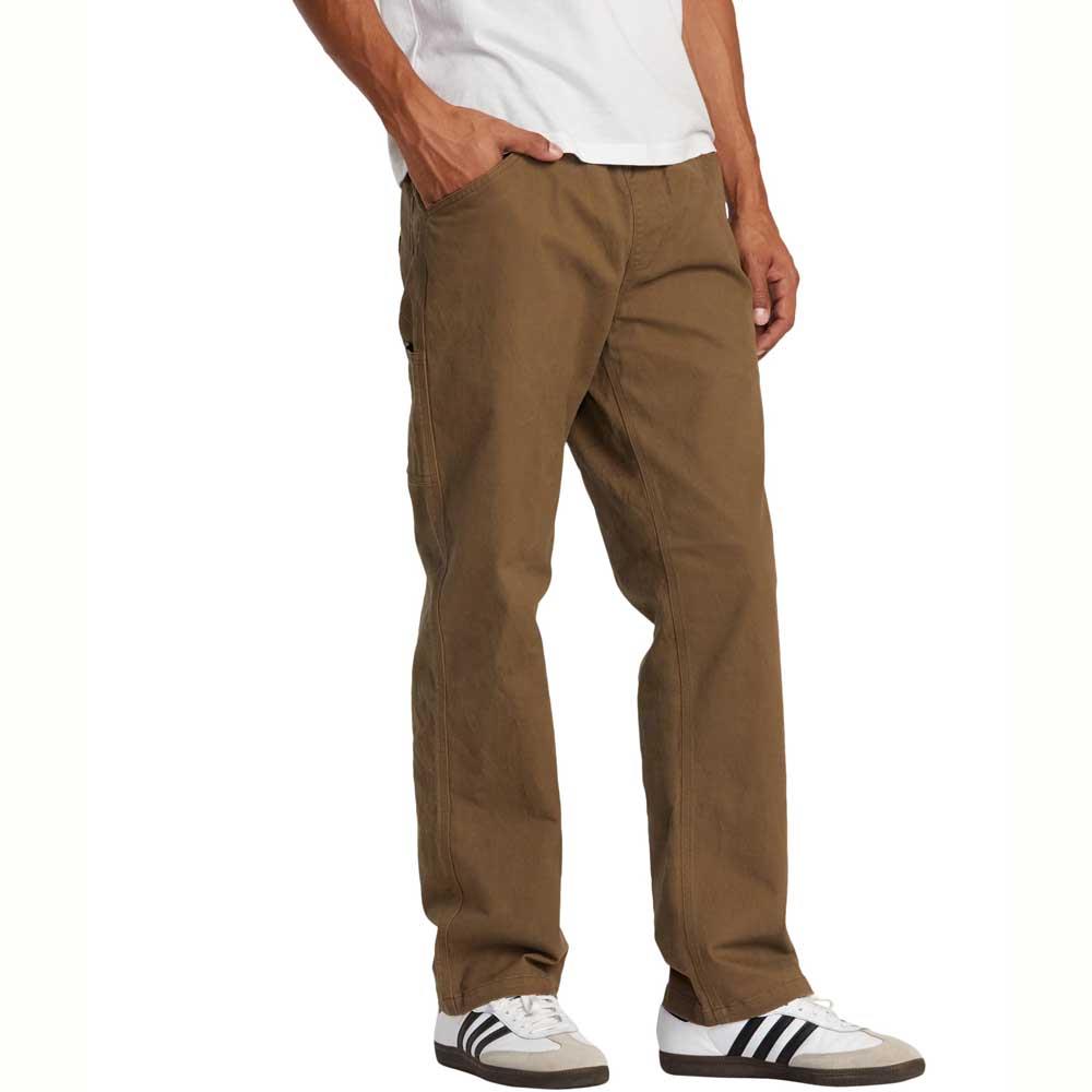 RVCA Americana Carpenter Pant Wood Brown