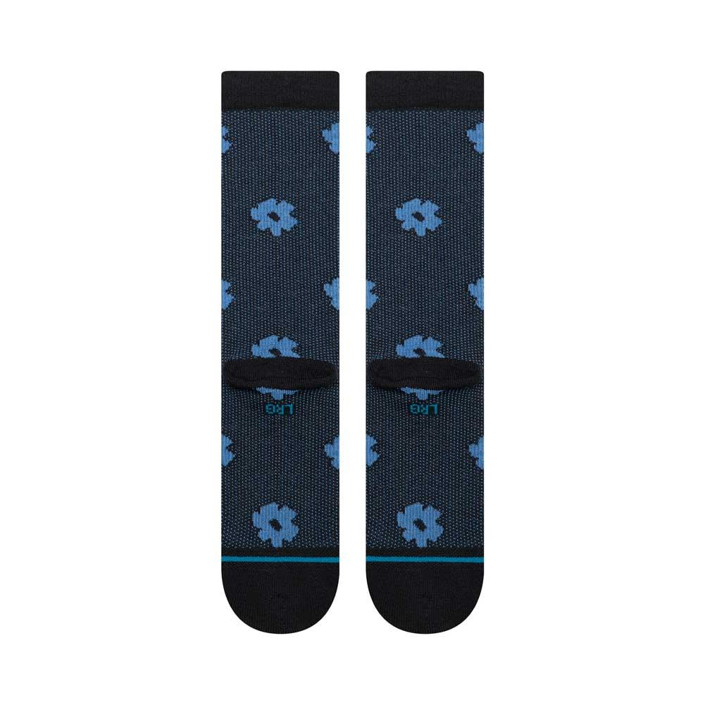 Stance Socks Digital Daisy Crew Black Large UK7 to UK11