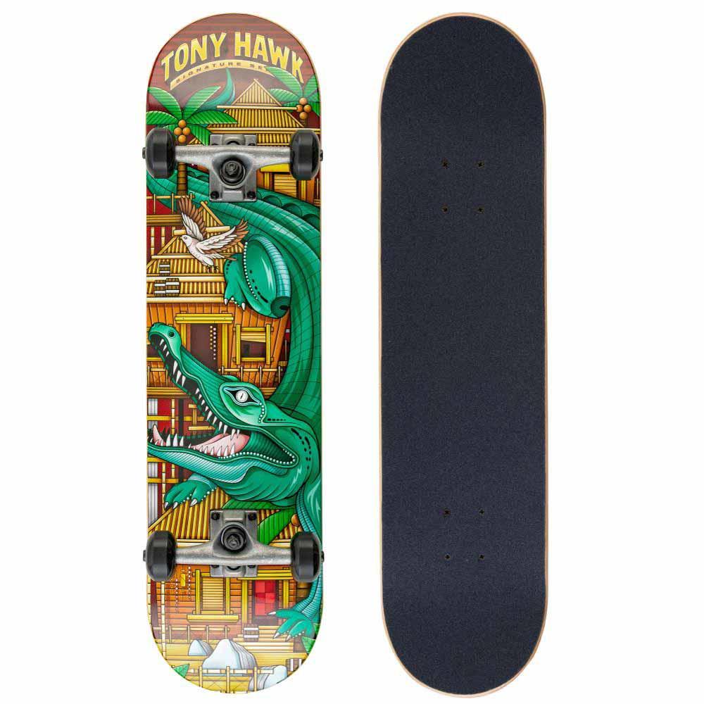 Tony Hawk SS 180 Complete Skateboard Crocodile Creek Multi 7.75 Inch Wide