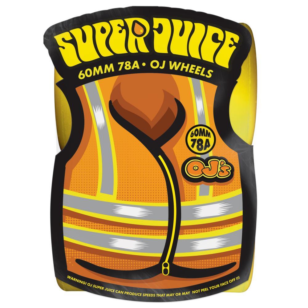 OJ Skateboard Wheels Super Juice 78a Yellow 60mm