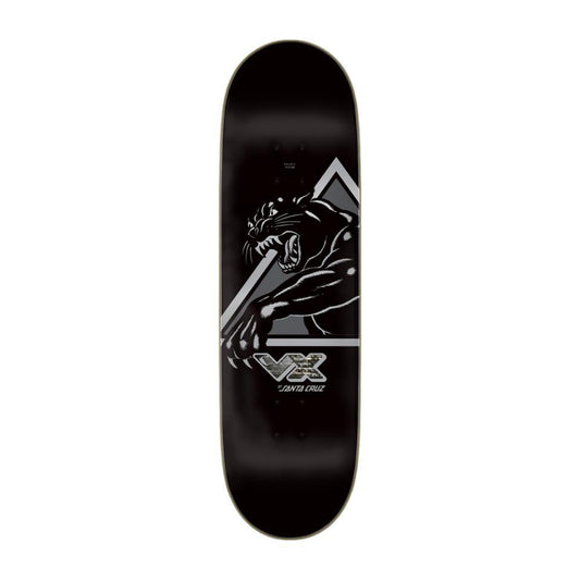 Santa Cruz Shaped Skateboard Deck Natas Shattered Panther Black 9"