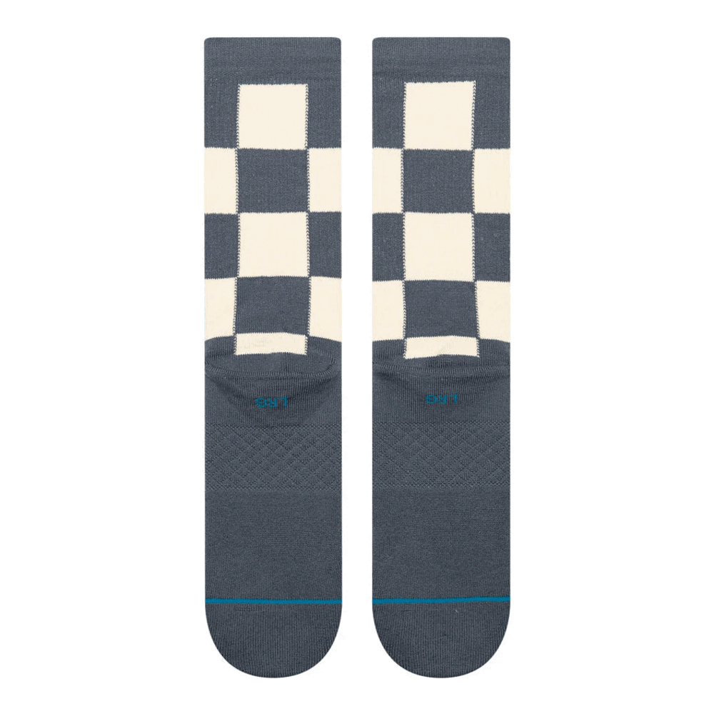 Stance Chaturanga Crew Socks Turbulence Large Uk7-11