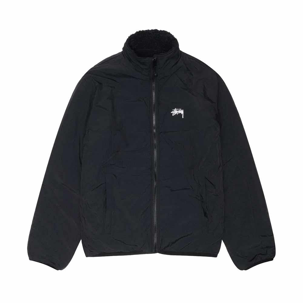 Stussy Sherpa Reversibile Jacket Black