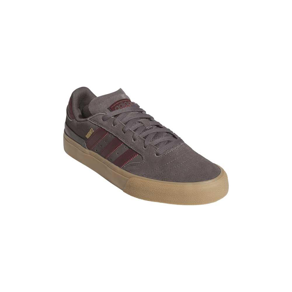 Adidas Skateboarding Busenitz Vulc II Charcoal Shadow Red Gum Skate Shoes