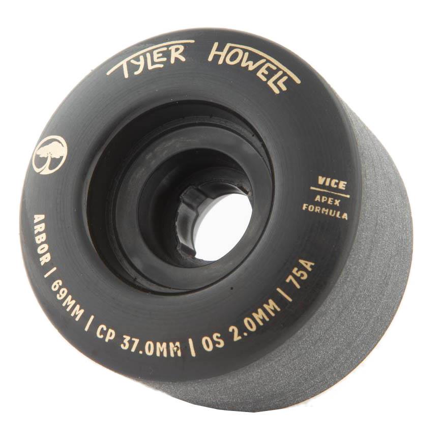 Arbor Signature Skateboard Wheels Vice Tyler Howell 75a Black 69mm