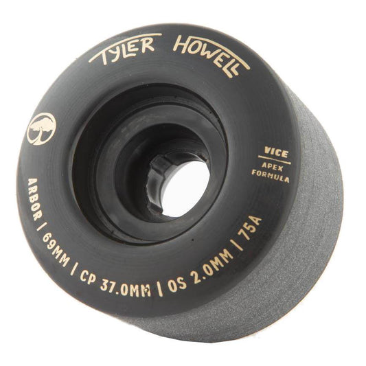 Arbor Signature Skateboard Wheels Vice Tyler Howell 75a Black 69mm