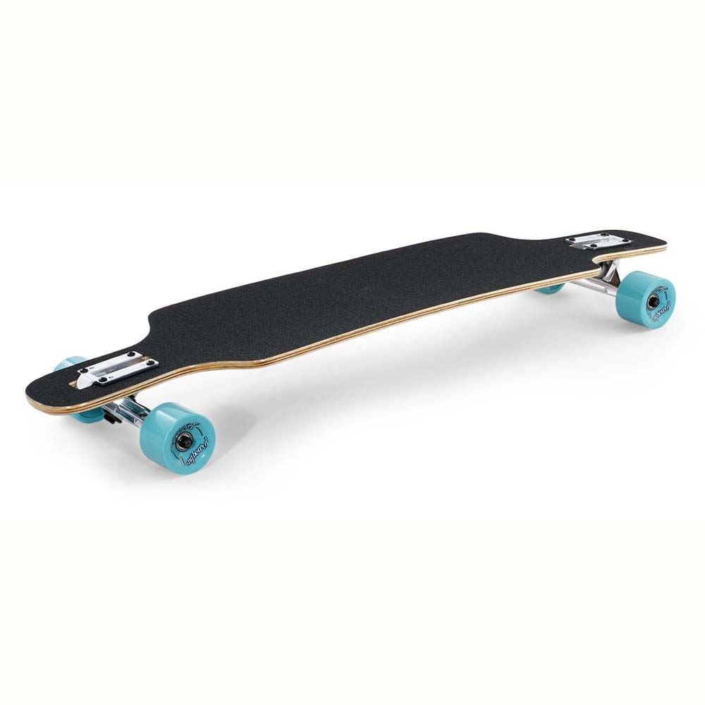 Voltage Skateboards DT Factory Complete Longboard Skateboard Blue White 39"