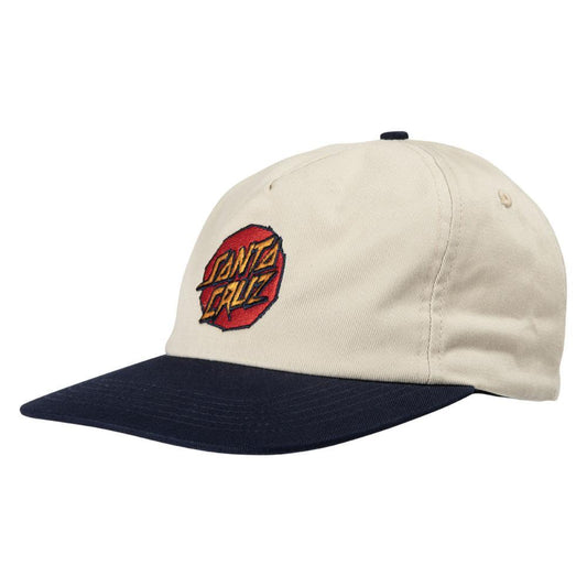 Santa Cruz Skateboards Cap Scratched Dot Calico/Deep Cobalt One Size Adult