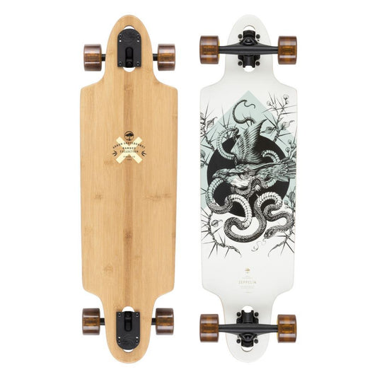 Arbor Cruiser Complete Skateboard Bamboo Zeppelin White 32"