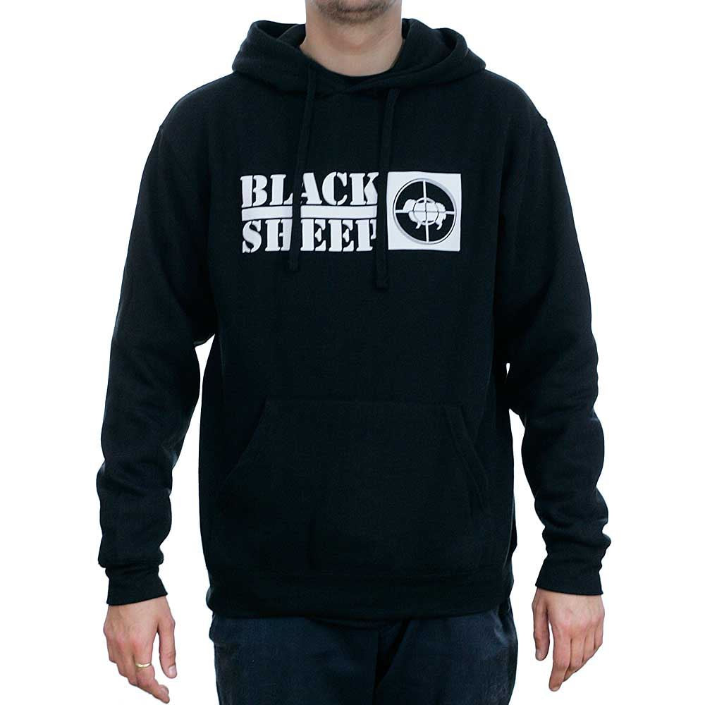 Black Sheep Public Enemy Hooded Sweatshirt Black