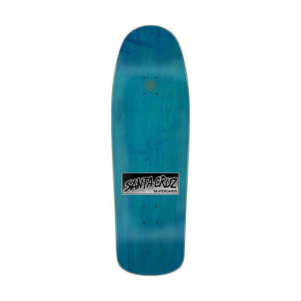 Santa Cruz Reissue Skateboard Deck Knox Punk Black Silver Blue 9.89"