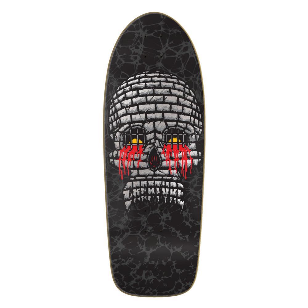 Creature Skateboard Deck Doom Skull Black/Silver 10.4"
