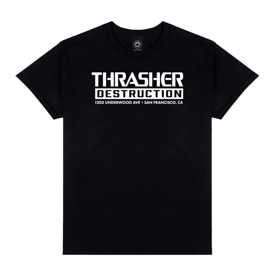 Thrasher Magazine T-Shirt Destruction Black