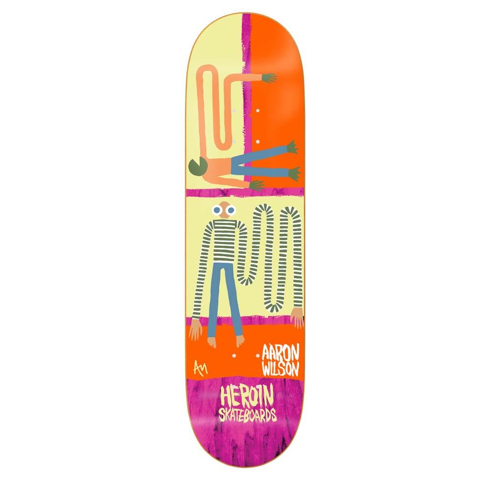Heroin Aaron Wilson Papillon Skateboard Deck 8.25"