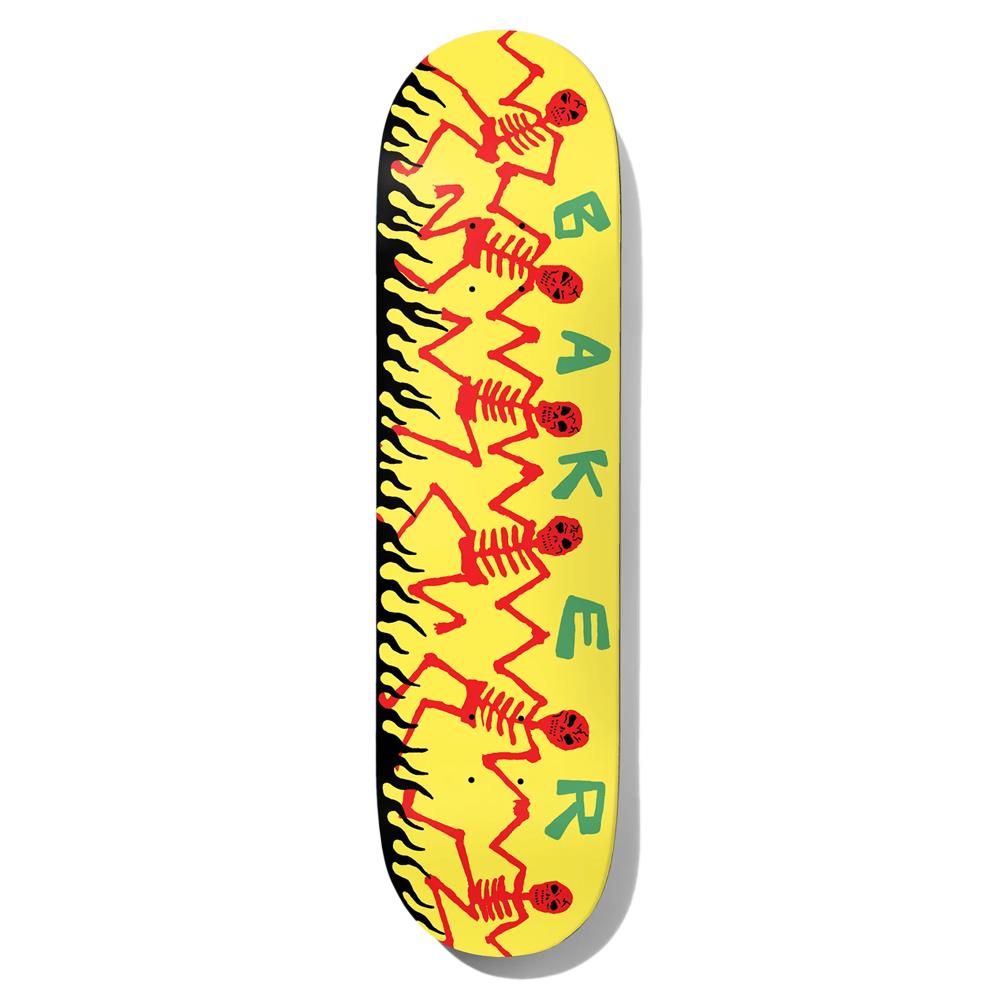 Baker Justin Figgy Figueroa Dancing Skellies Skateboard Deck 8.5"