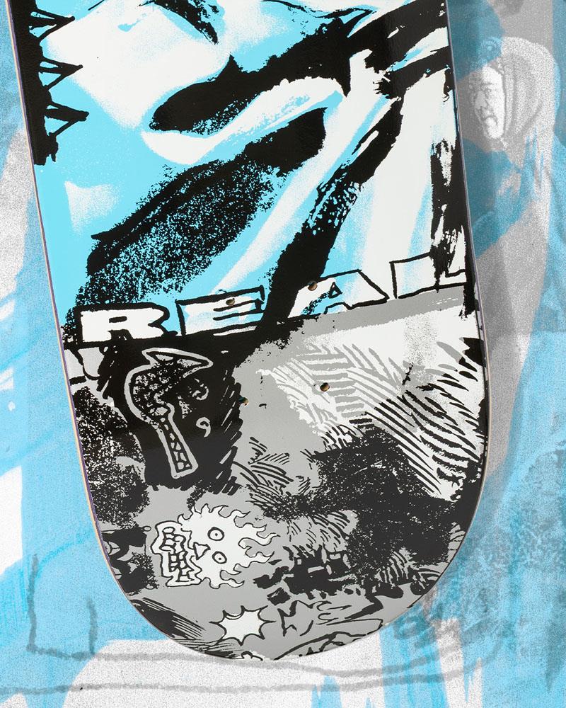 Real New Pro Toby Ryan Duplicator Skateboard Deck Multi 8.25"