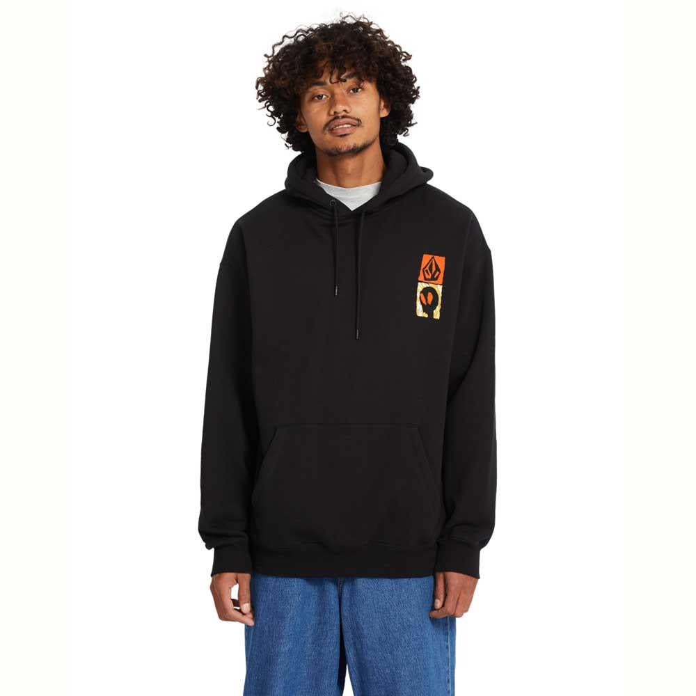 Volcom GonyVaders Pullover Hooded Sweatshirt Black