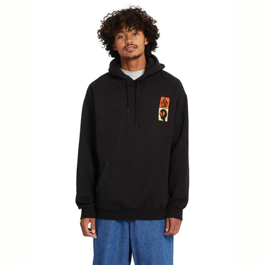 Volcom GonyVaders Pullover Hooded Sweatshirt Black