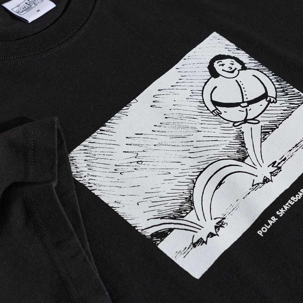Polar Skateboards Bounce T-Shirt Black