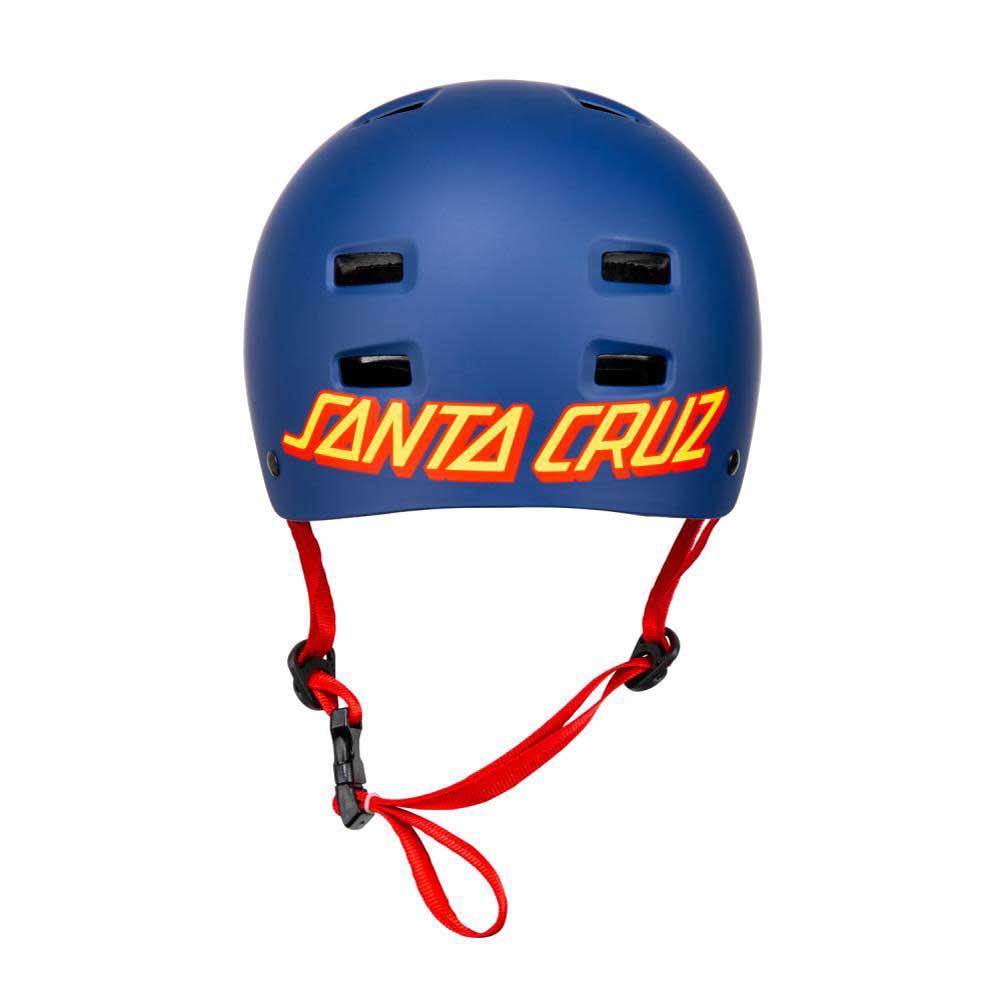 Bullet x Santa Cruz Helmet Strip Logo Helmet Matt Blue