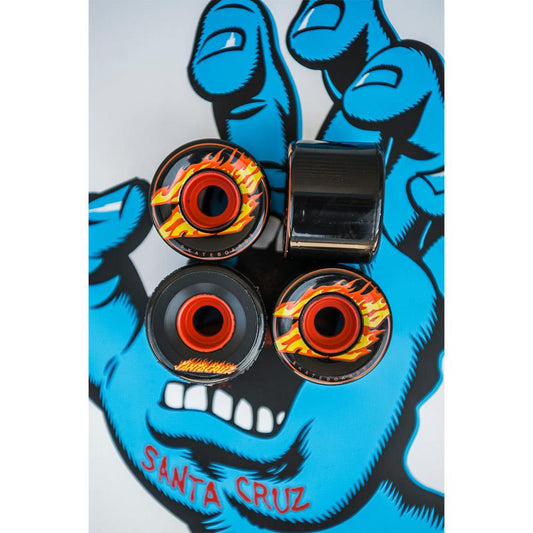 OJ Soft Skateboard Wheels Flame Dot Mini Super Juice 78a Black 55mm