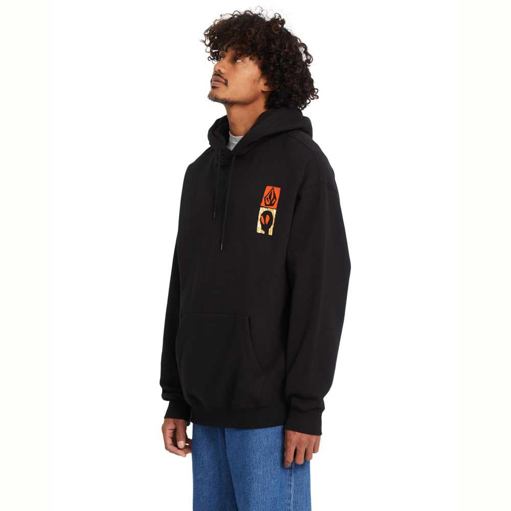 Volcom GonyVaders Pullover Hooded Sweatshirt Black