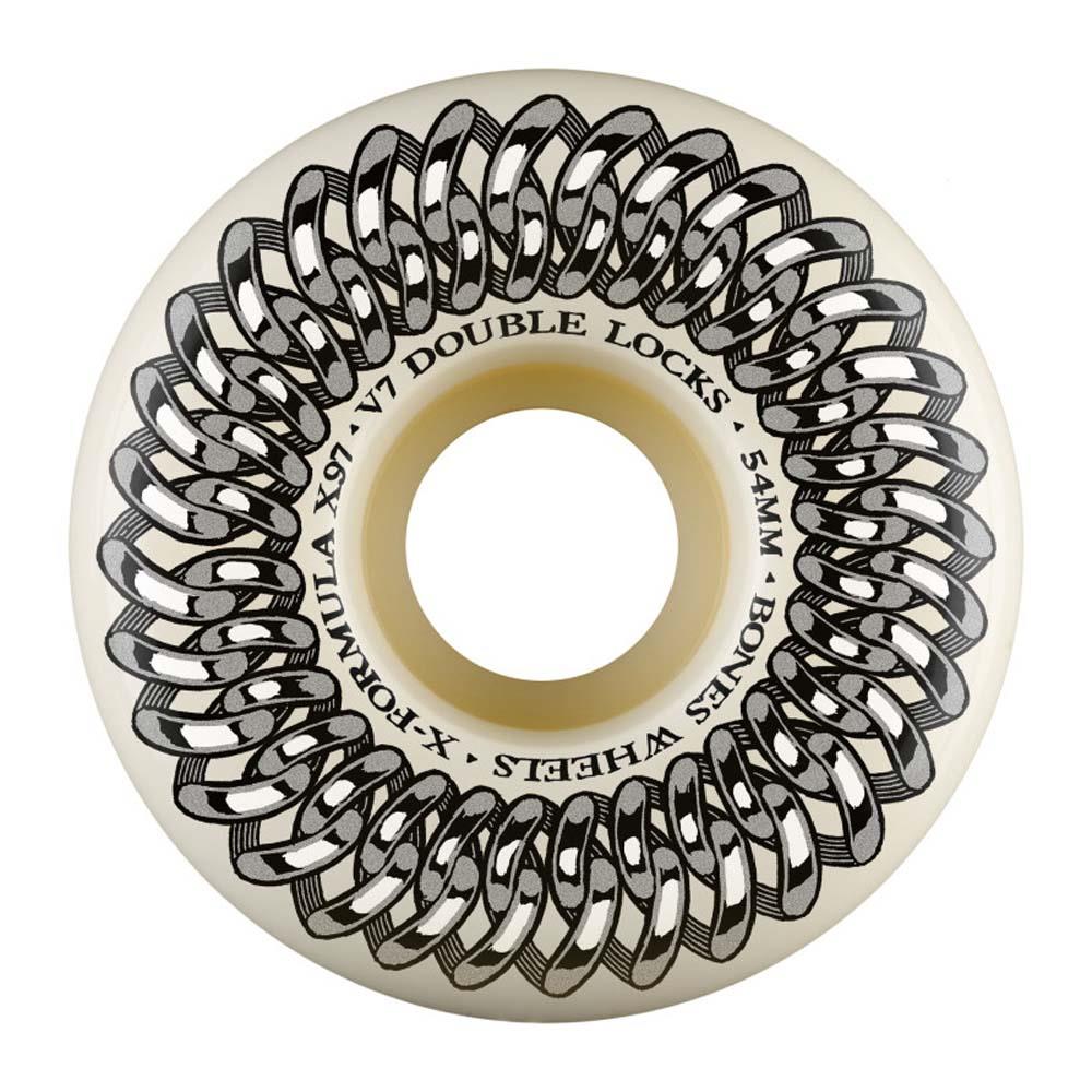 BONES Wheels X-Formula Double Lock V7 Skateboard Wheels 54mm 97A