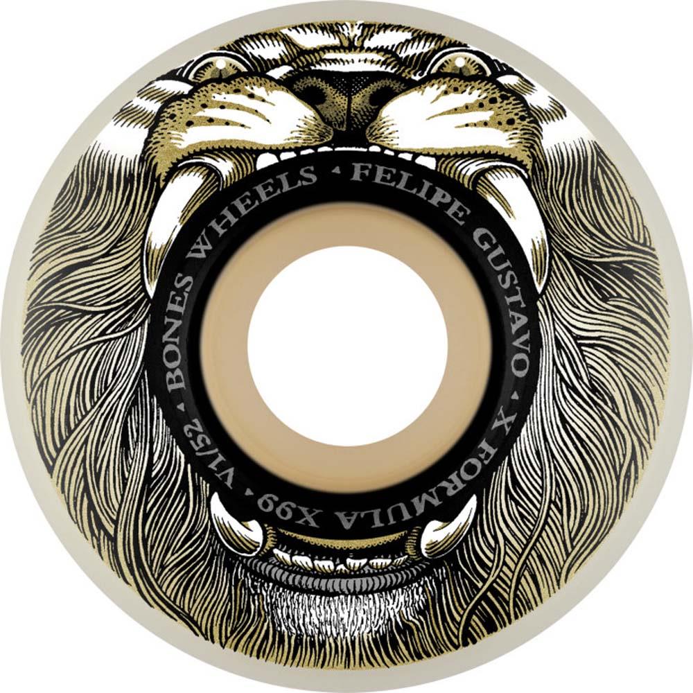 BONES X-Formula Gustavo Mane Event V1 Standard Skateboard Wheels 52mm 99A