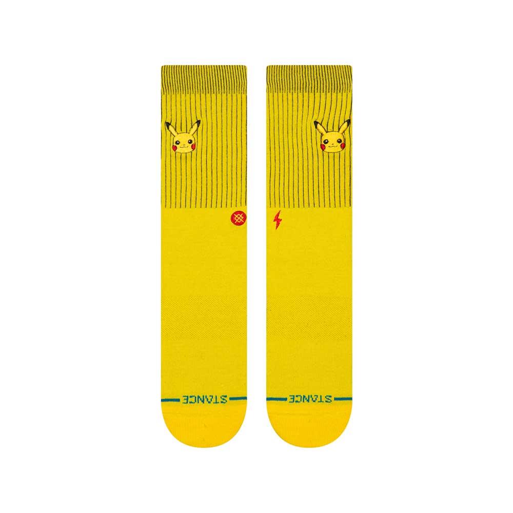 Stance Socks X Pokémon Pikachu Crew Yellow Large