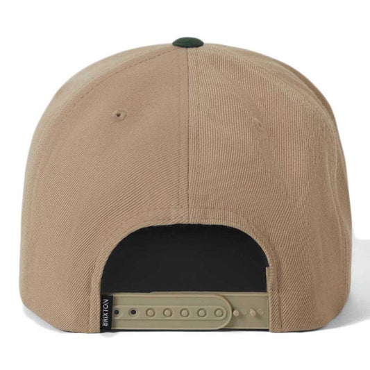 Brixton Oath III Khaki Primal Green Cap One Size