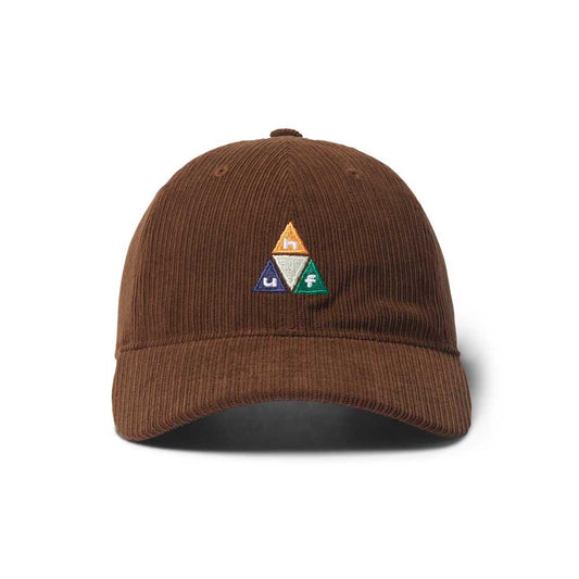 Huf Prism TT Cord 6 Panel CV Hat Dark Brown