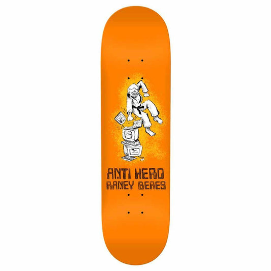 Anti Hero Pro Skateboard Deck Raney Hate Computer Orange 8.4"