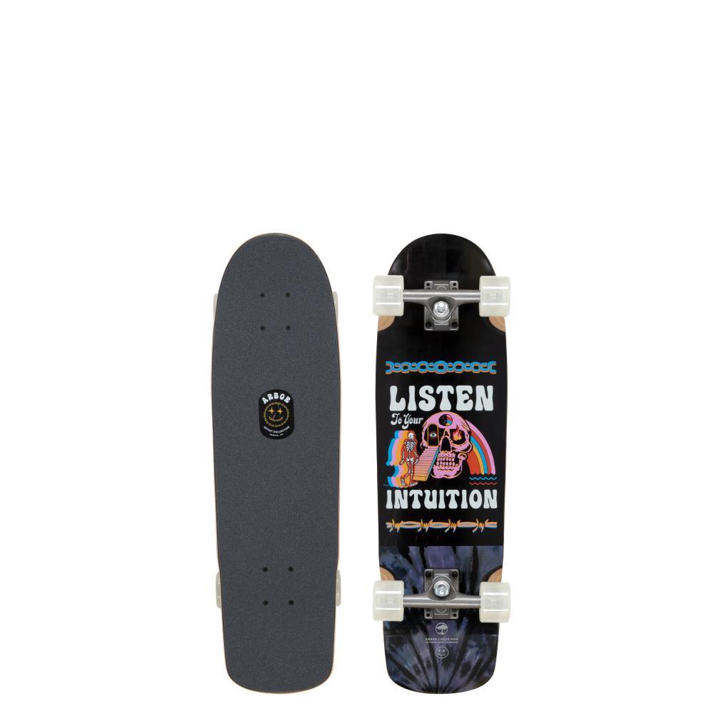 Arbor Cruiser Boss Dog Artist Pilsner Multi Complete Cruiser Skateboard 28.75 IN