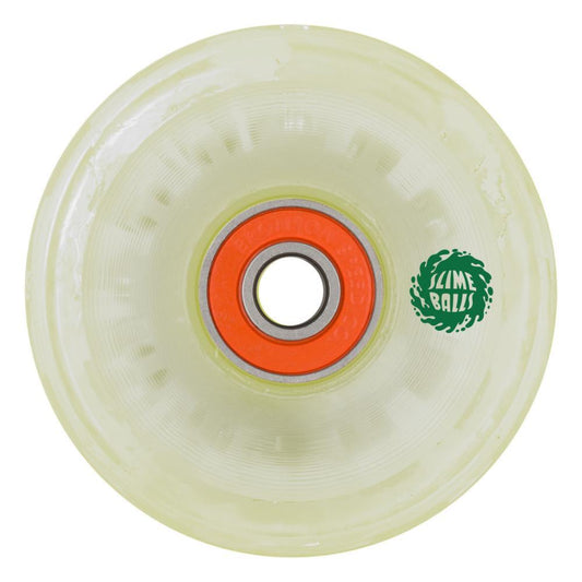 Slime Balls Skateboard Wheels Jelly Fish Light Ups OG Slime 60mm & Bronson G2 Bearings