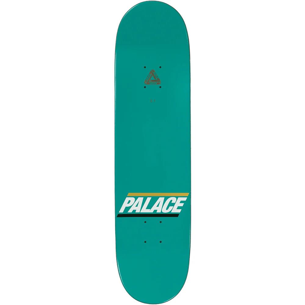 Palace Skateboards Benny Fairfax S41 Holiday 25 Pro Teal Skateboard Deck 8.1"